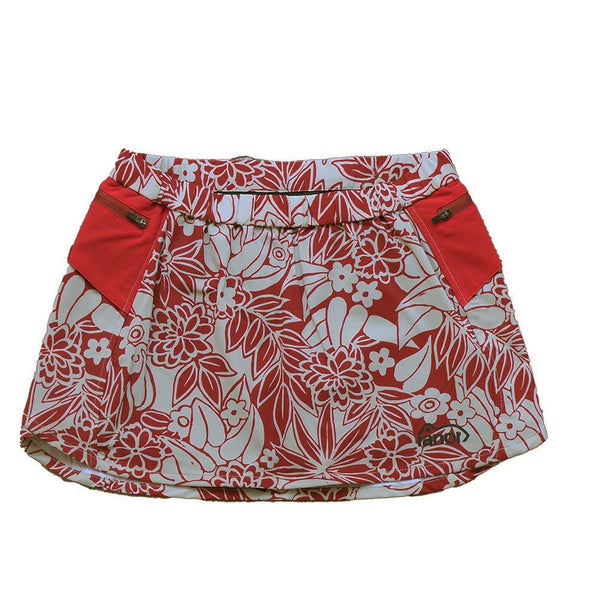 Leaf Pattern Skirt（Women’s / Red）Ranor