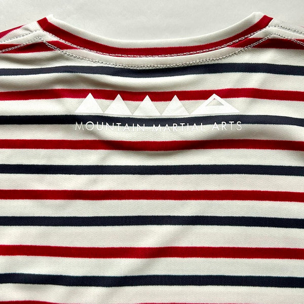 【MMA】美品★ POLARTEC® Border Tee（XS） MMA POLARTEC® PD Border Tee / Blue_White – CONNECTED