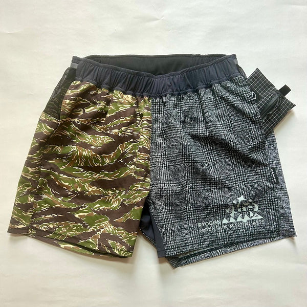 MMA×RYOGEN Racing Run Shorts V2.5（Unisex / Tiger Camo×Check）MMA
