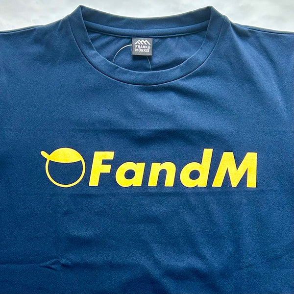 FandM Tee（Unisex / Navy）Frank & Morris