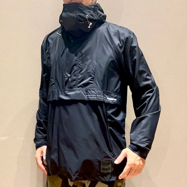 PERTEX® Packable Anorak KENNY（Unisex / Black）MMA Black Belt