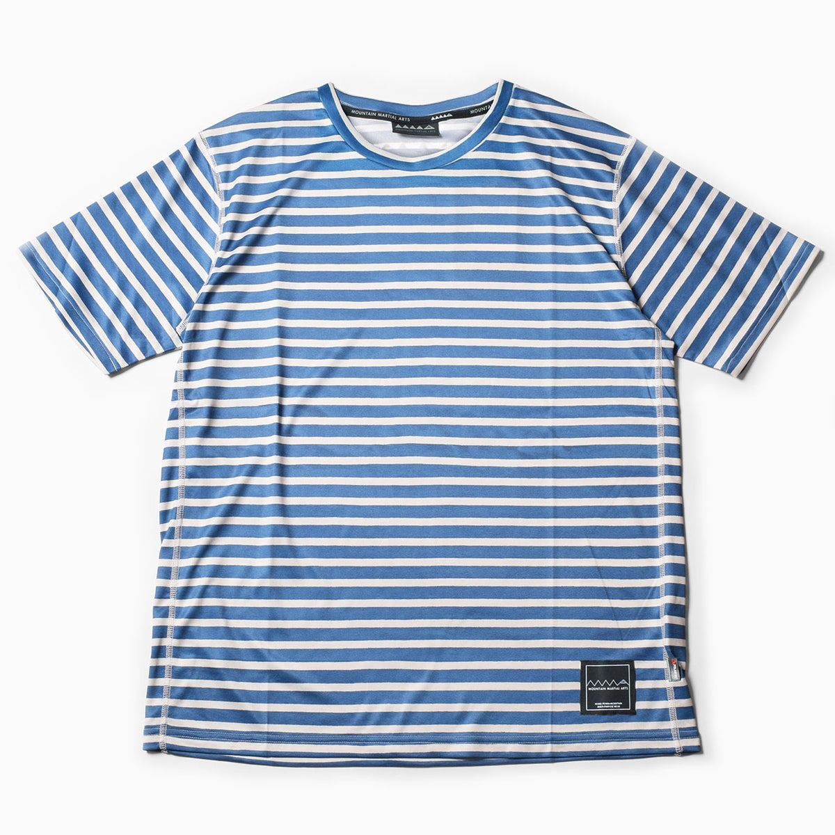 POLARTEC PD Border Tee（Unisex / Blue×White）MMA – MONKEY CREW（モンキークルー）