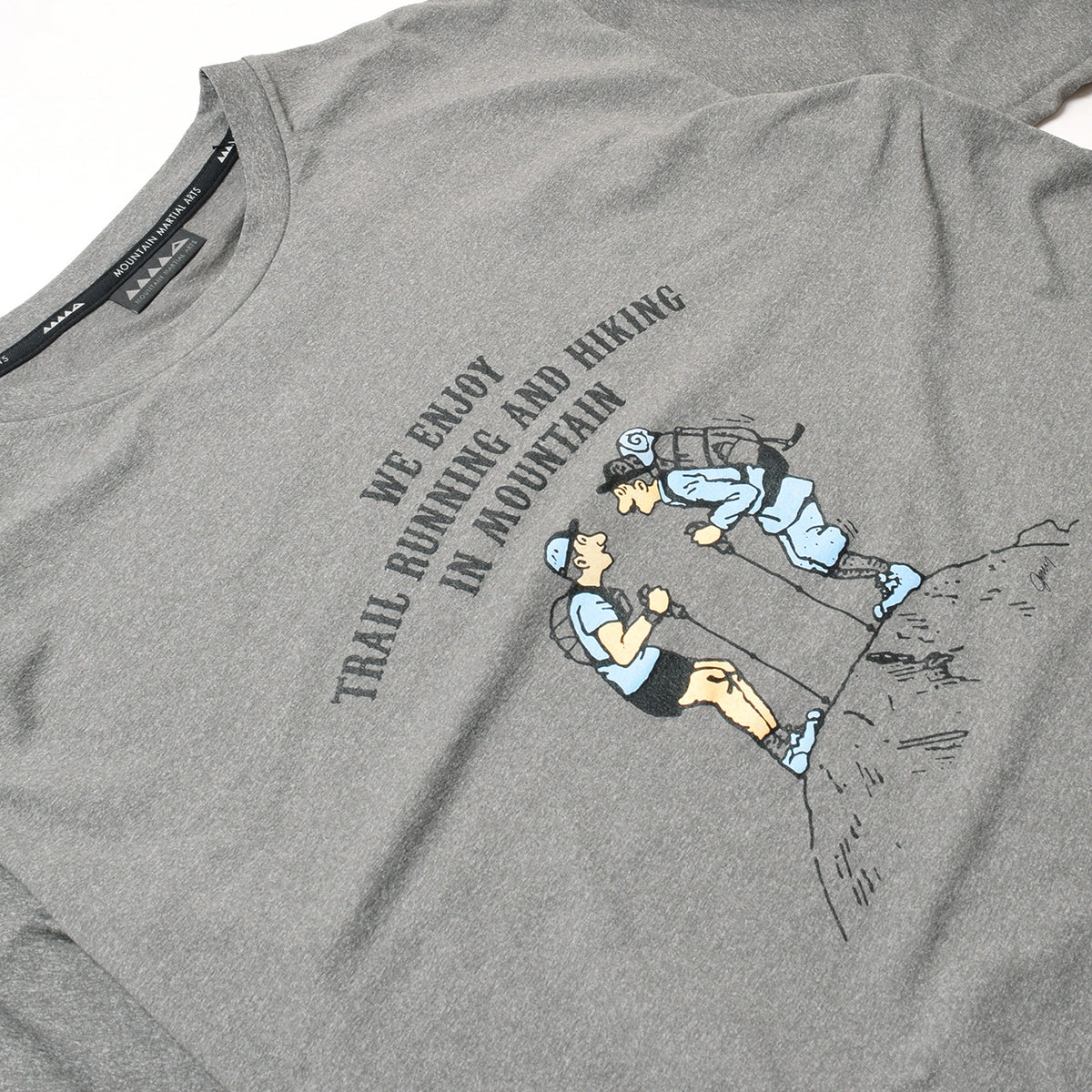 LS Tee by Jerry Ukai（Unisex / Light Gray）MMA×SAYAMA works