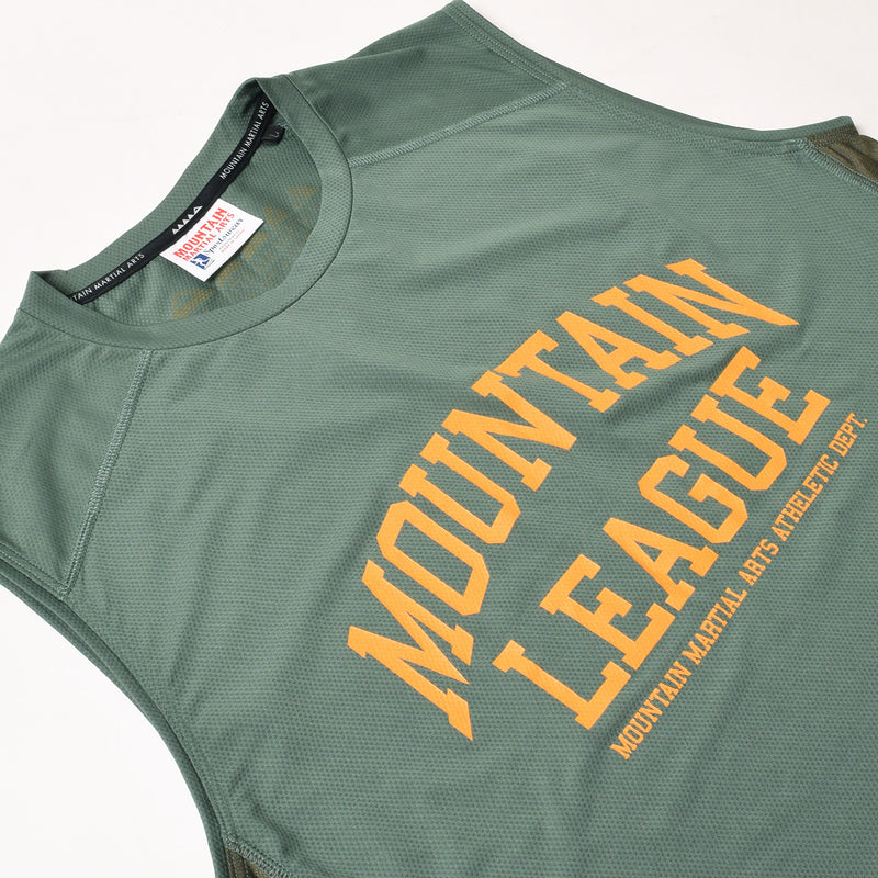 College Sleeve-less（Unisex / Green）MMA