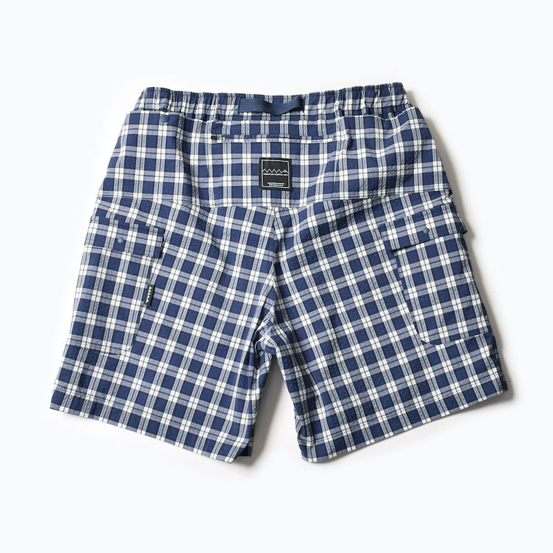 COOLMAX 8pocket WIde Shorts（Unisex / Blue Check）