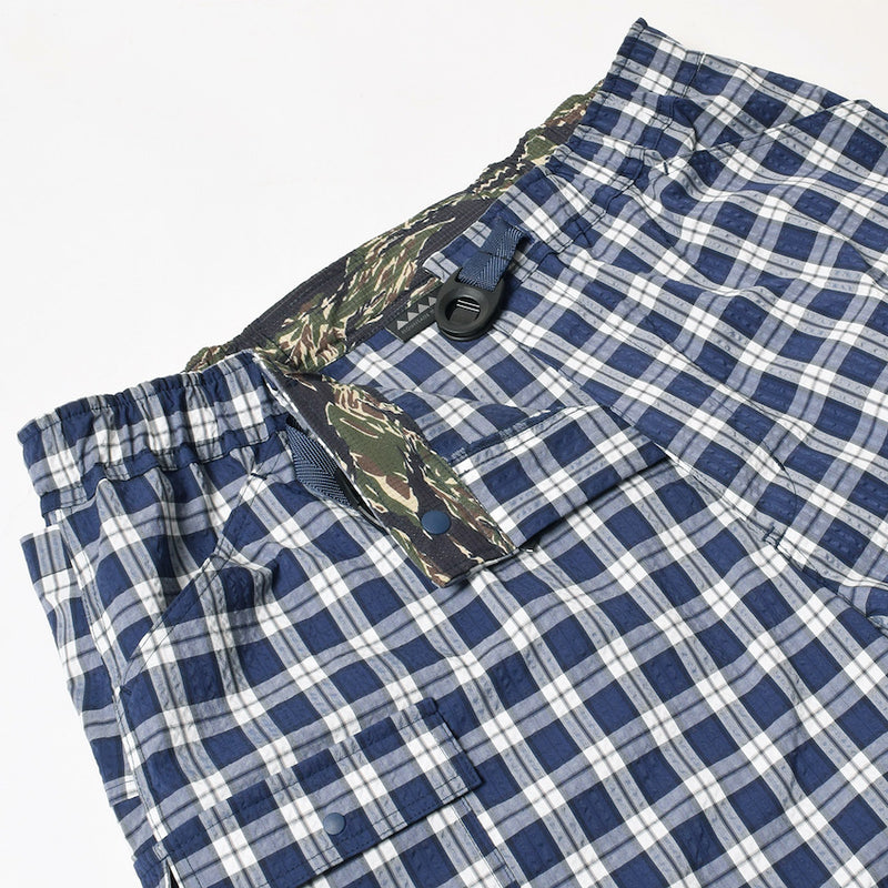 COOLMAX 8pocket WIde Shorts（Unisex / Blue Check）