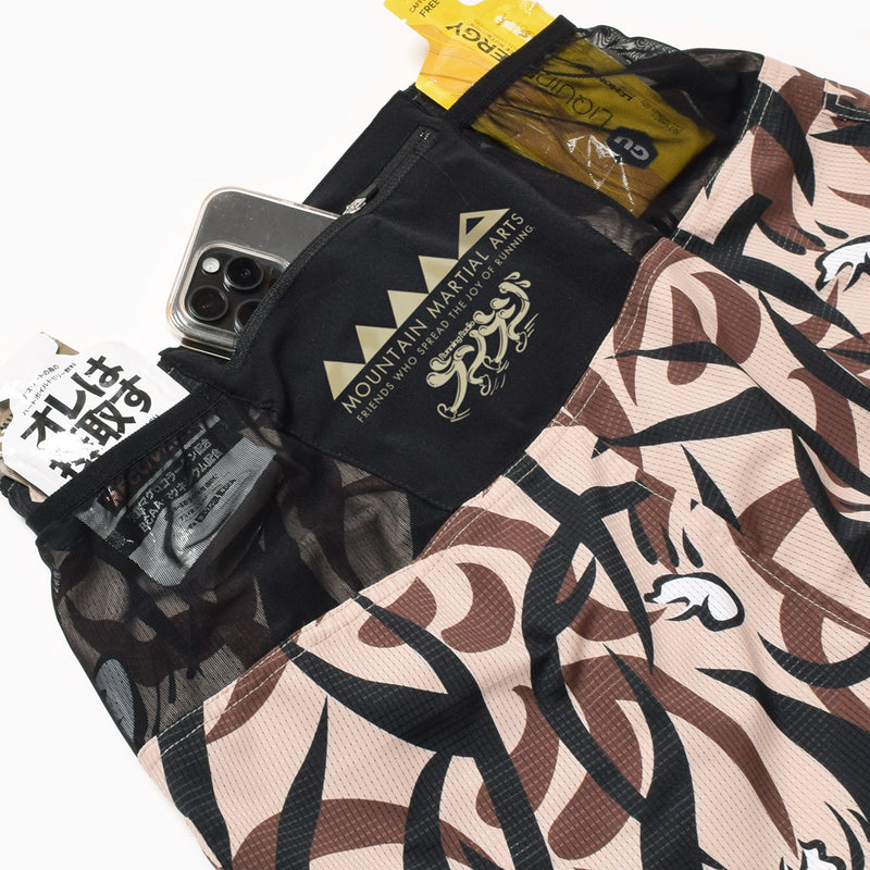 MMA×Takumi Okada Camo 7pockets Shorts（Unisex / Beige Camo）MMA