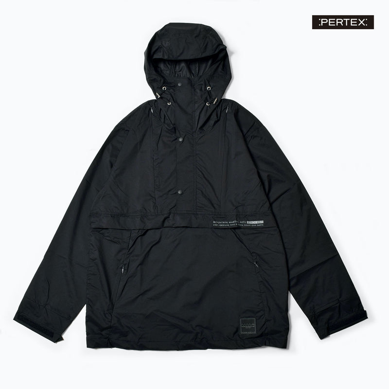 PERTEX® Packable Anorak KENNY（Unisex / Black）MMA Black Belt