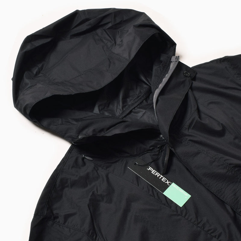 PERTEX® Packable Anorak KENNY（Unisex / Black）MMA Black Belt