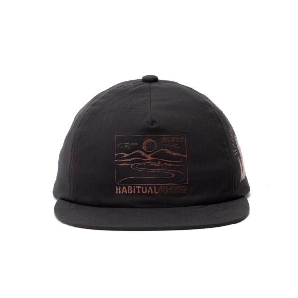 5panel Cap（Unisex / Black）RUN AMOK