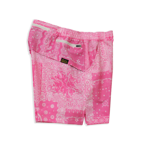 BANDANA Middle Shorts V3（Unisex / Pink）Ranor