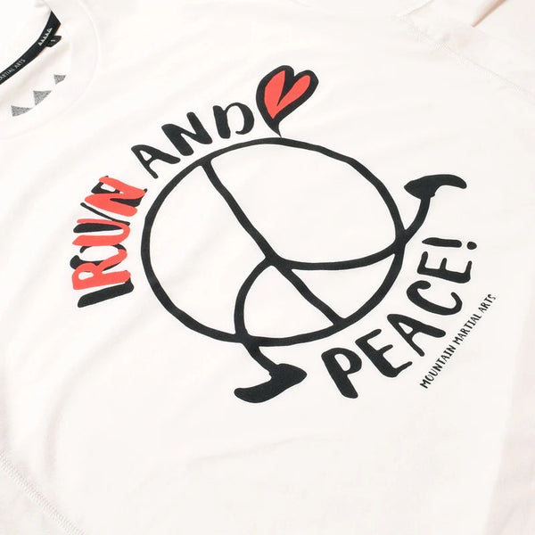 Run & Peace Tee（Unisex / Ivory）MMA