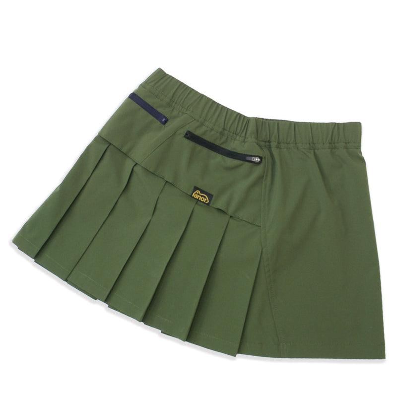 Pleats Skirt with Inner（Women's / Olive）Ranor