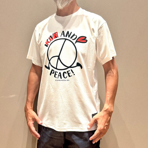 Run & Peace Tee（Unisex / Ivory）MMA