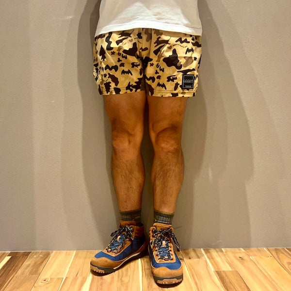 MMA×Jerry Ukai Ponchoman Camo Hike & Run Shorts（Unisex / Beige）MMA