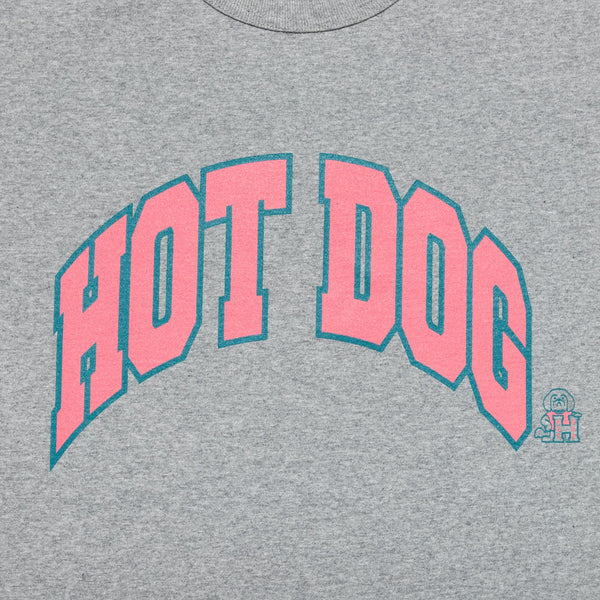 HOT DOG College Logo（Unisex / Heather Gray）TACOMA FUJI RECORDS