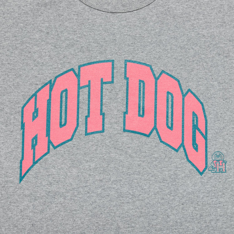 HOT DOG College Logo（Unisex / Heather Gray）TACOMA FUJI RECORDS