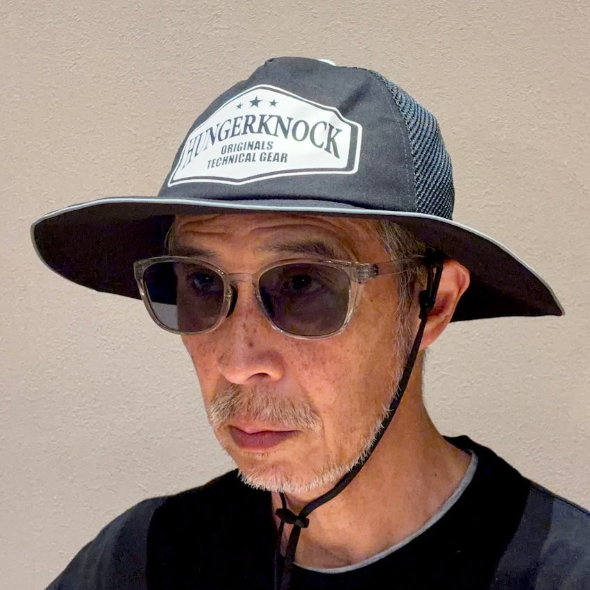 Safari Hat（Unisex / Black）Hunger Knock Originals – MONKEY CREW
