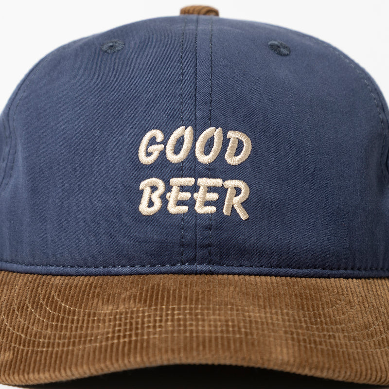 帽子 TACOMA FUJI GOOD BEER DRINKING TEAM CAP Good Beer Cap（Unisex / Blue×Brown）TACOMA FUJI RECORDS – MONKEY
