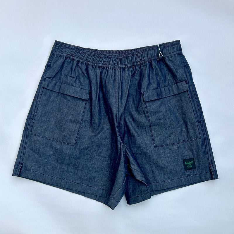 Minimum Denim Shorts No Washed（Unisex / Indigo）BUDO