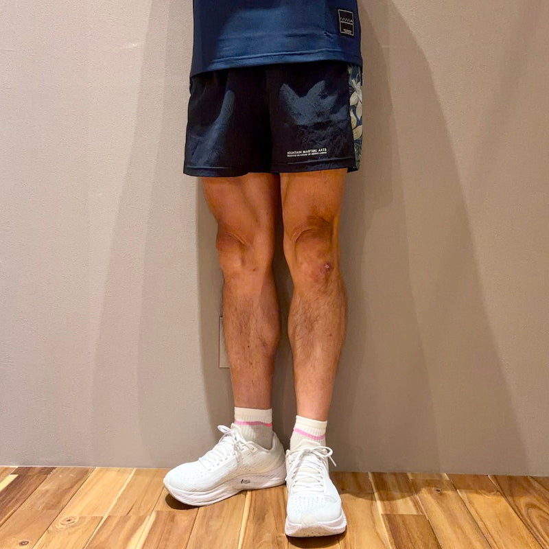 Side Graphic Run Shorts V2.5（Unisex / Navy）MMA – MONKEY CREW