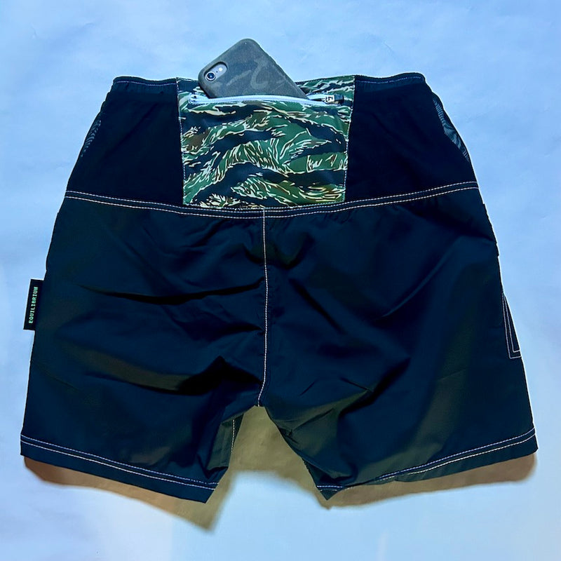 PERTEX 7pocket Run Shorts（Unisex / Black）MMA Athlete Line