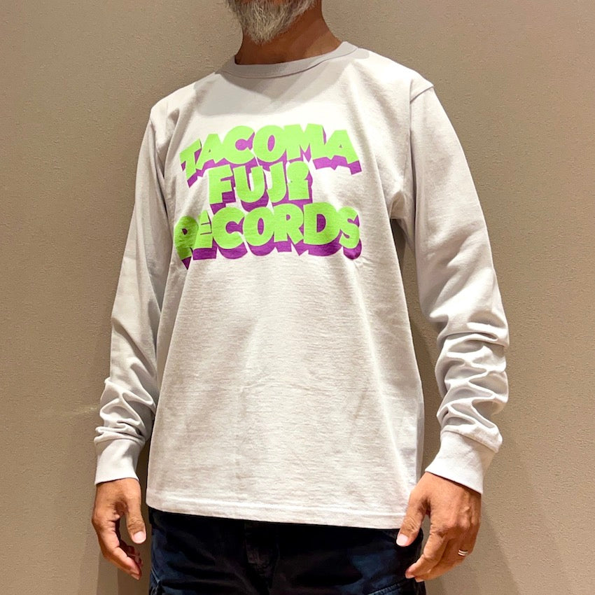 TACOMA FUJI RECORDS JURASSIC edition LS（Unisex / Ice Gray）TACOMA FUJI –  MONKEY CREW（モンキークルー）