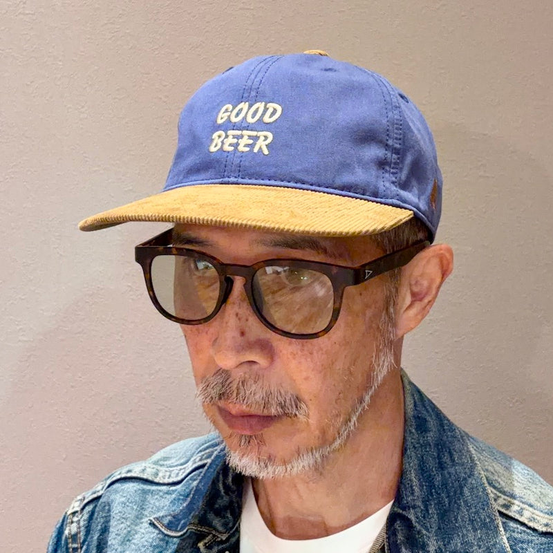 GOOD BEER 新品未使用タコマフジ Good Beer Cap（Unisex / Blue×Brown）TACOMA FUJI RECORDS – MONKEY