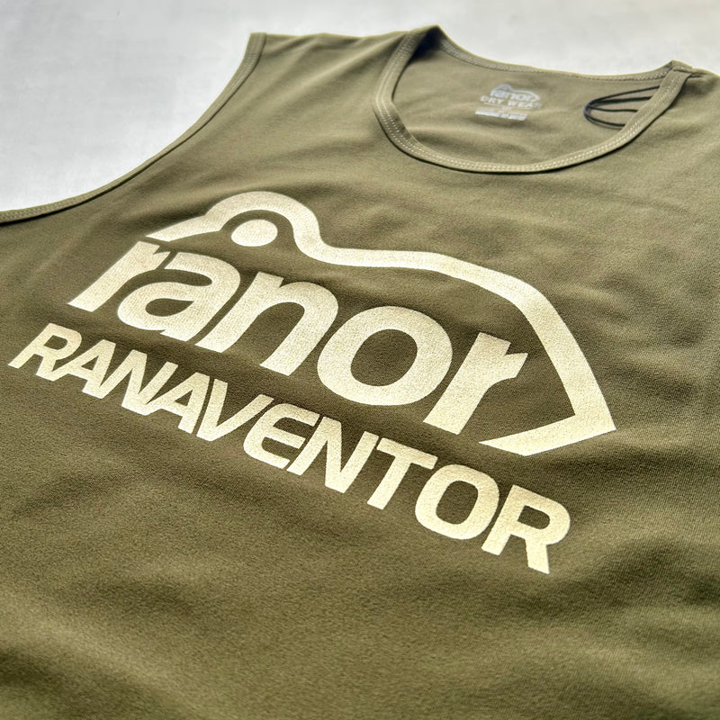 Basic No Sleeve（Unisex / Olive）Ranor