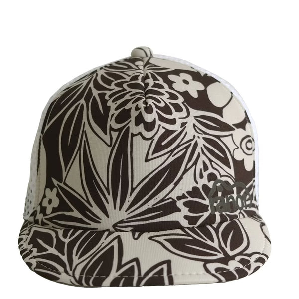 Leaf Mesh Cap（Unisex / White × Black）Ranor