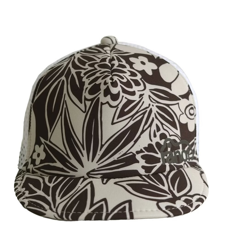 Leaf Mesh Cap（Unisex / White × Black）Ranor