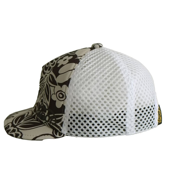 Leaf Mesh Cap（Unisex / White × Black）Ranor