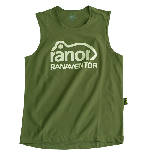 Basic No Sleeve（Unisex / Olive）Ranor