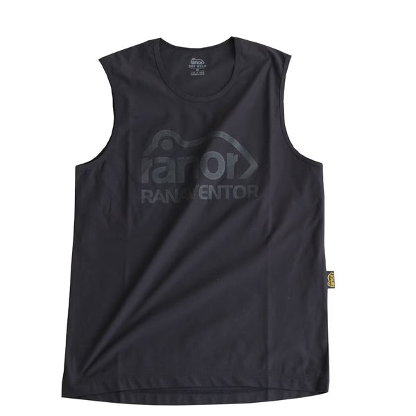 Basic No Sleeve（Unisex / Black）Ranor