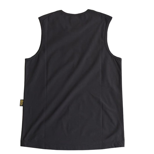 Basic No Sleeve（Unisex / Black）Ranor