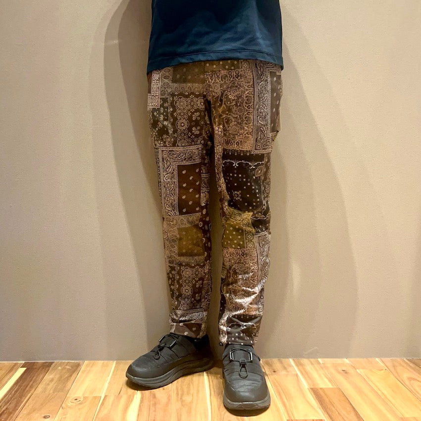 BANDANA Narrow Long Pants（Unisex / Olive）Ranor – MONKEY CREW（モンキークルー）