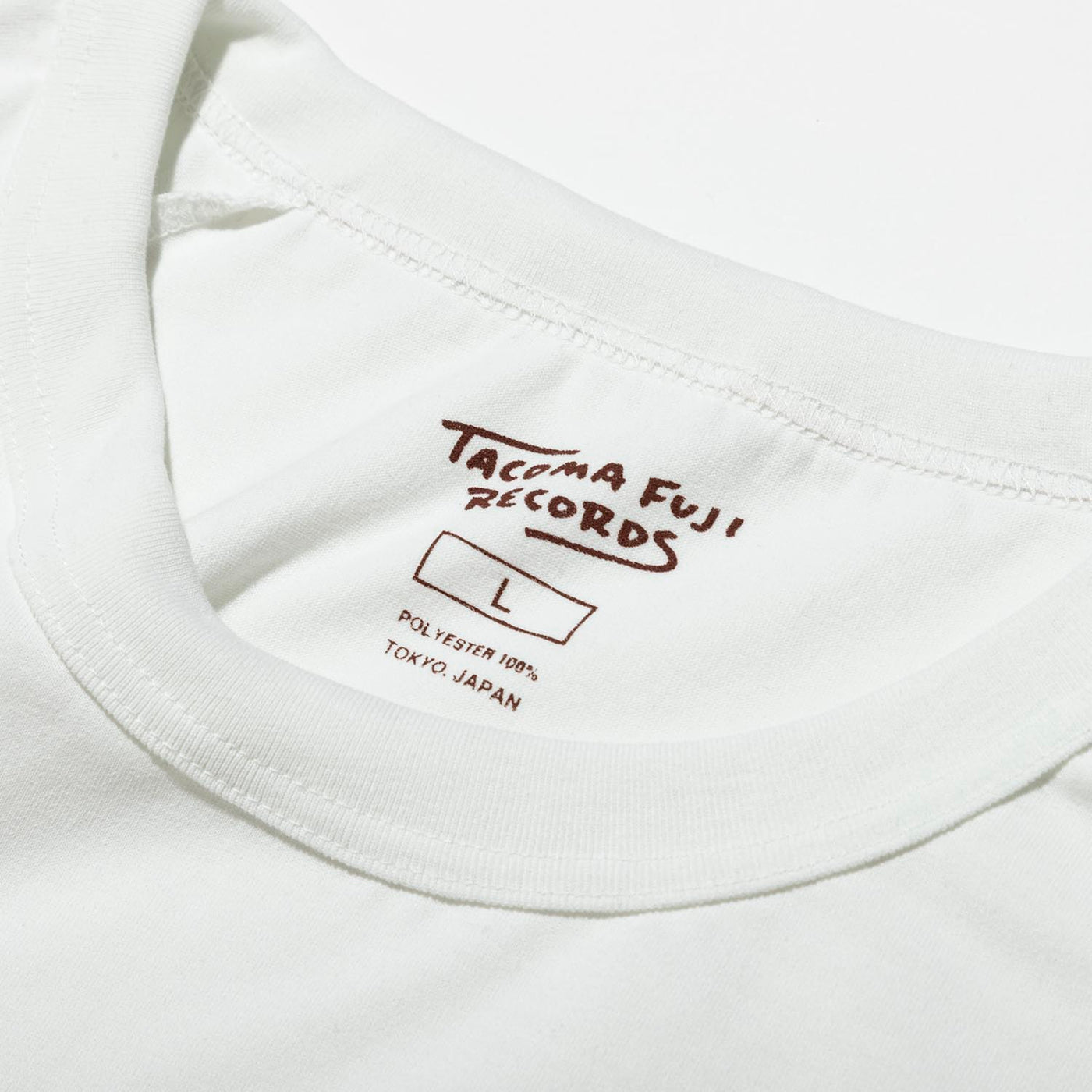 TACOMA OF NOISE POLY LS Tee（Unisex / White）TACOMA FUJI RECORDS