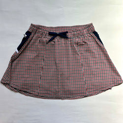 Front Pleats Run Skirt（Women's / Red Check）MMA