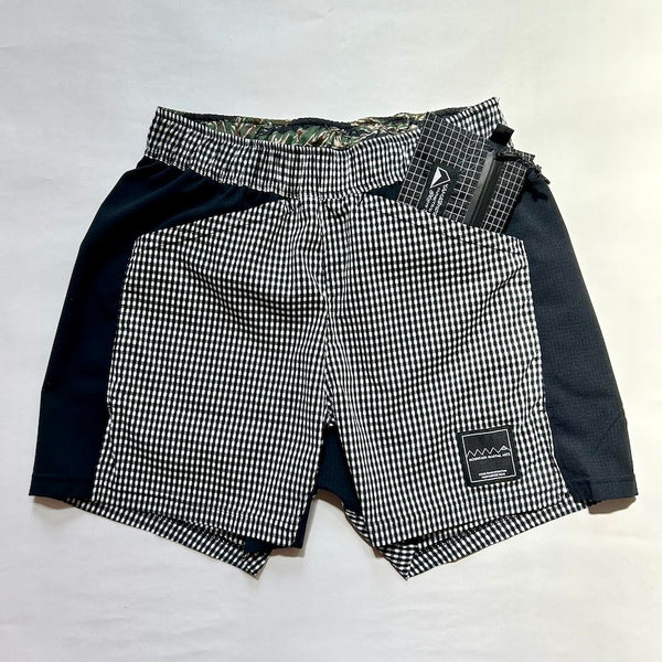 Side Graphic Run Shorts V3（Unisex / Black Check）MMA