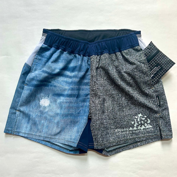 MMA×RYOGEN Racing Run Shorts V2.5（Unisex / Denim×Check）MMA