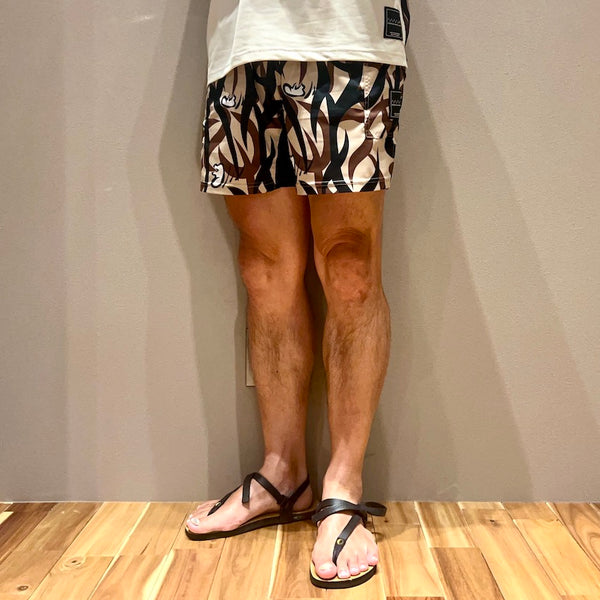 MMA×Takumi Okada Camo 7pockets Shorts（Unisex / Beige Camo）MMA