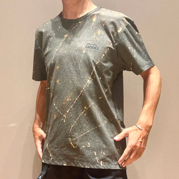 Hand Print T-Shirts（Unisex / Chacoal Gray）ranor