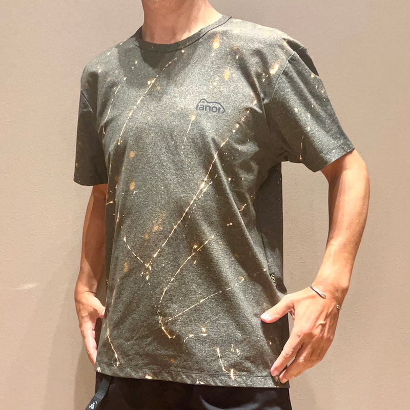 Hand Print T-Shirts（Unisex / Chacoal Gray）ranor