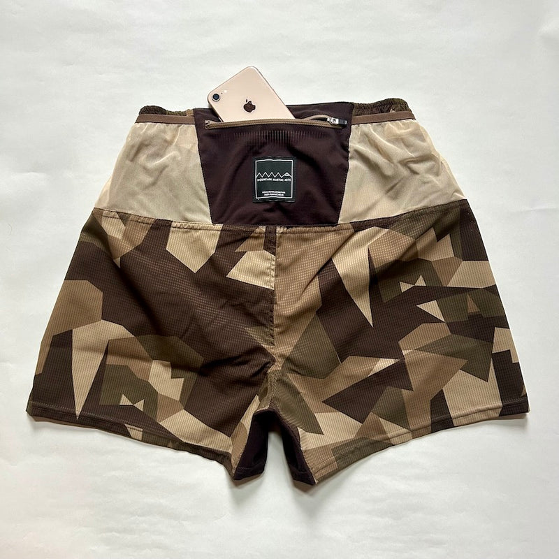 Racing Run Shorts V2.5（Unisex / Beige Camo）MMA