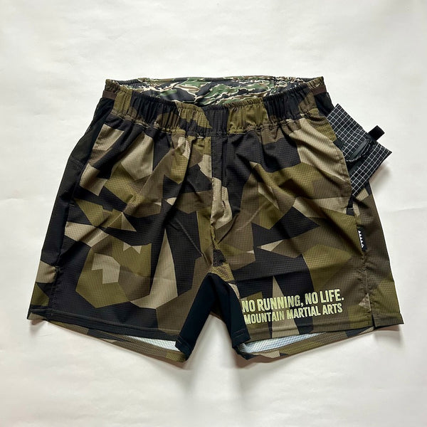 Racing Run Shorts V2.5（Unisex / Green Camo）MMA