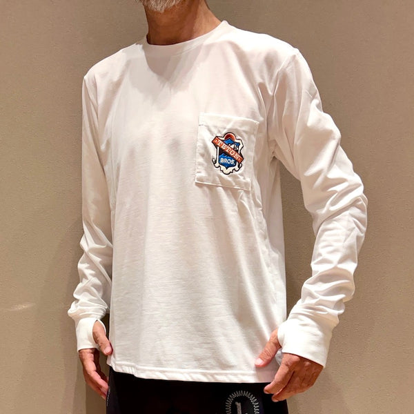 TB Emblem L/S Tee（Unisex / White）Teton Bros