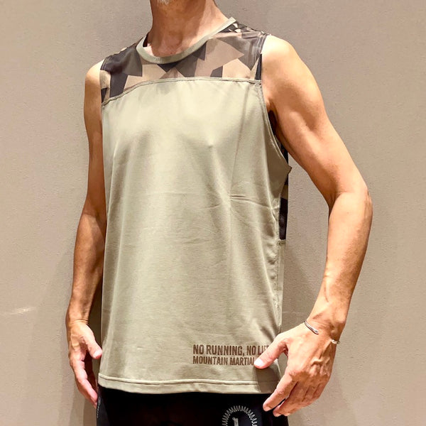 Racing Sleeve-less（Unisex / Beige Camo）MMA