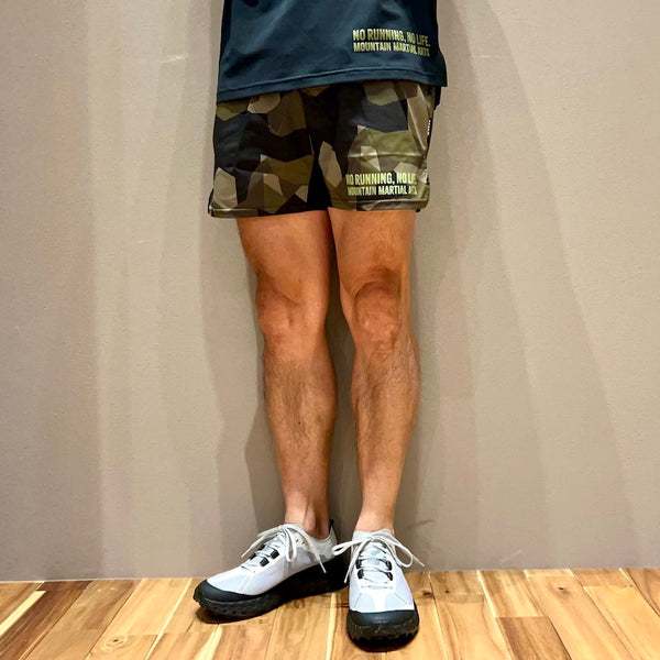 Racing Run Shorts V2.5（Unisex / Green Camo）MMA