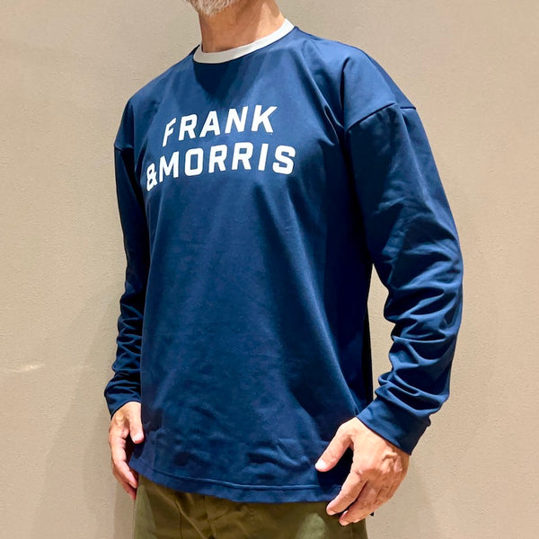 F&M Graphic Box Long Tee（Unisex / Navy）Frank & Morris