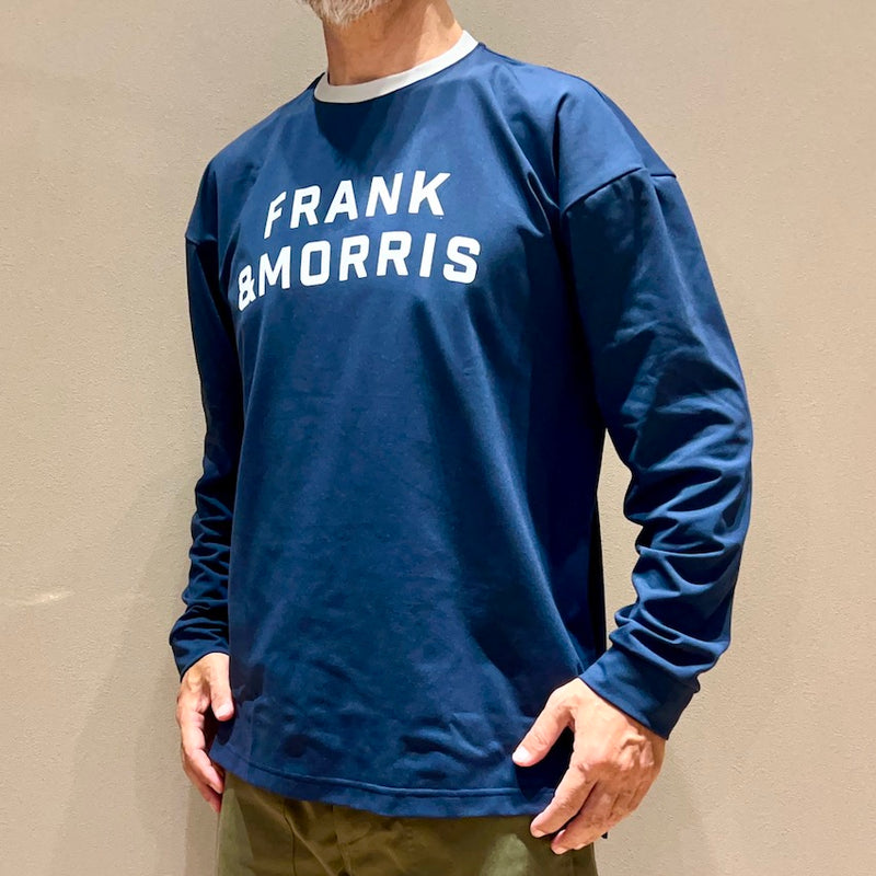 F&M Graphic Box Long Tee（Unisex / Navy）Frank & Morris